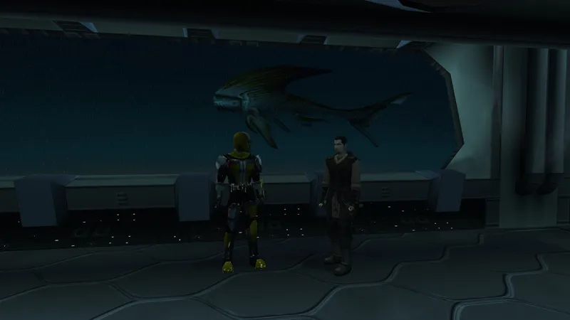 Hrakert Rift observation window with firaxan shark (K1)